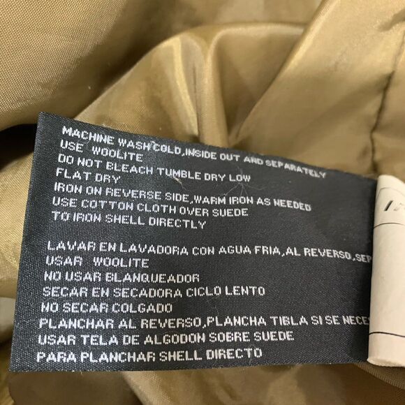 Vintage St. Johns Bay Washable Suede Jacket Blazer Womens MEDIUM Olive Green - Picture 13 of 13